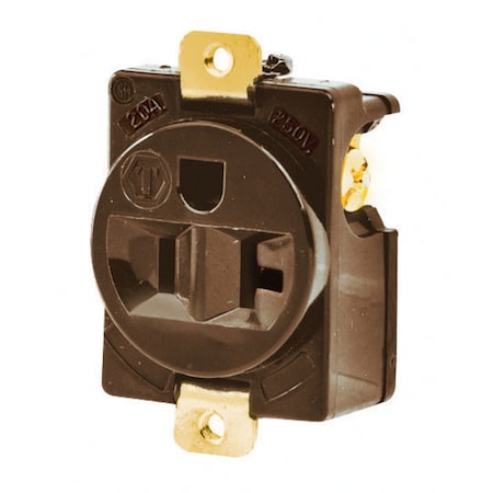 Bryant Straight Blade Receptacle, 5-20R, 20 A, 125V AC 5384